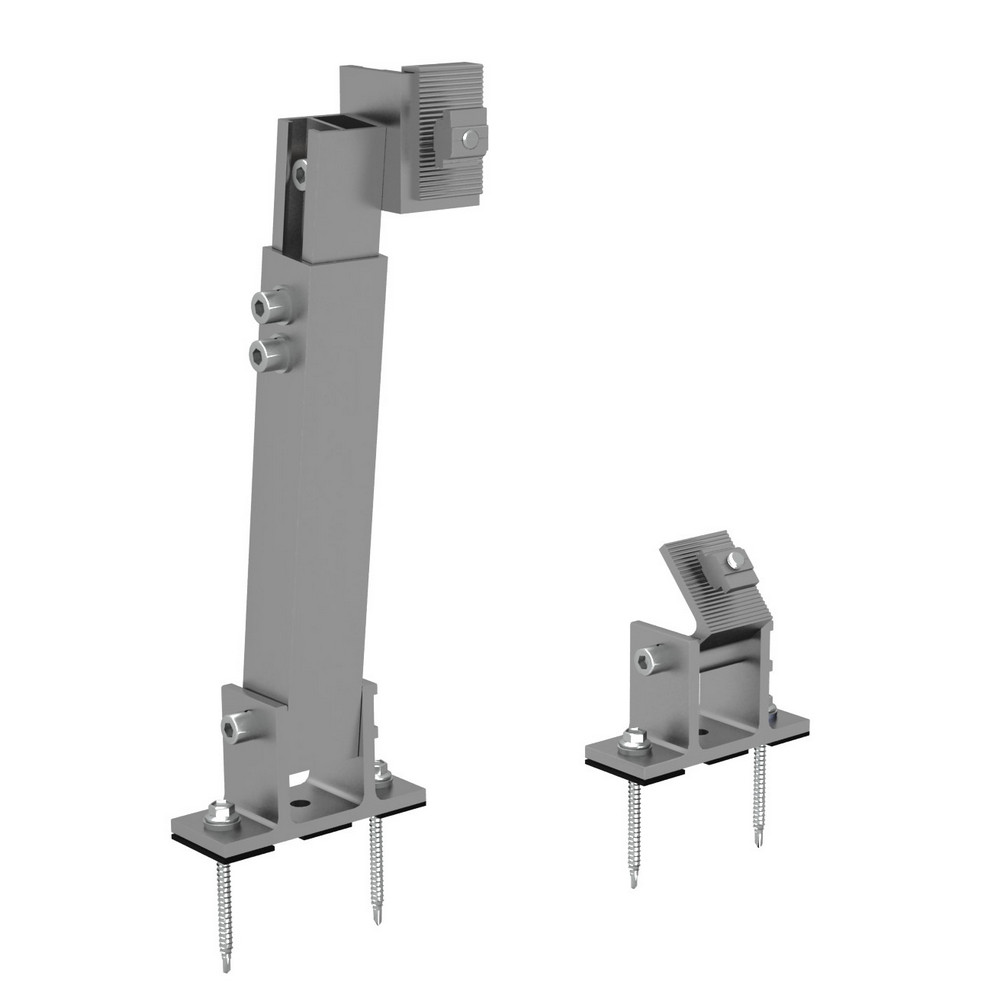Clenergy PV-ezRack SolarRoof,Tilt Leg,Adjustable 30 to 60 degree