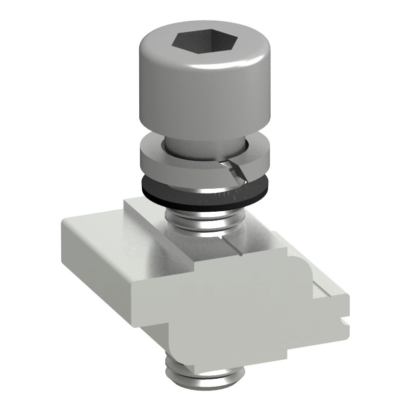 Clenergy PV-ezRack, Z-module Assembly with Bolt and Large Washer