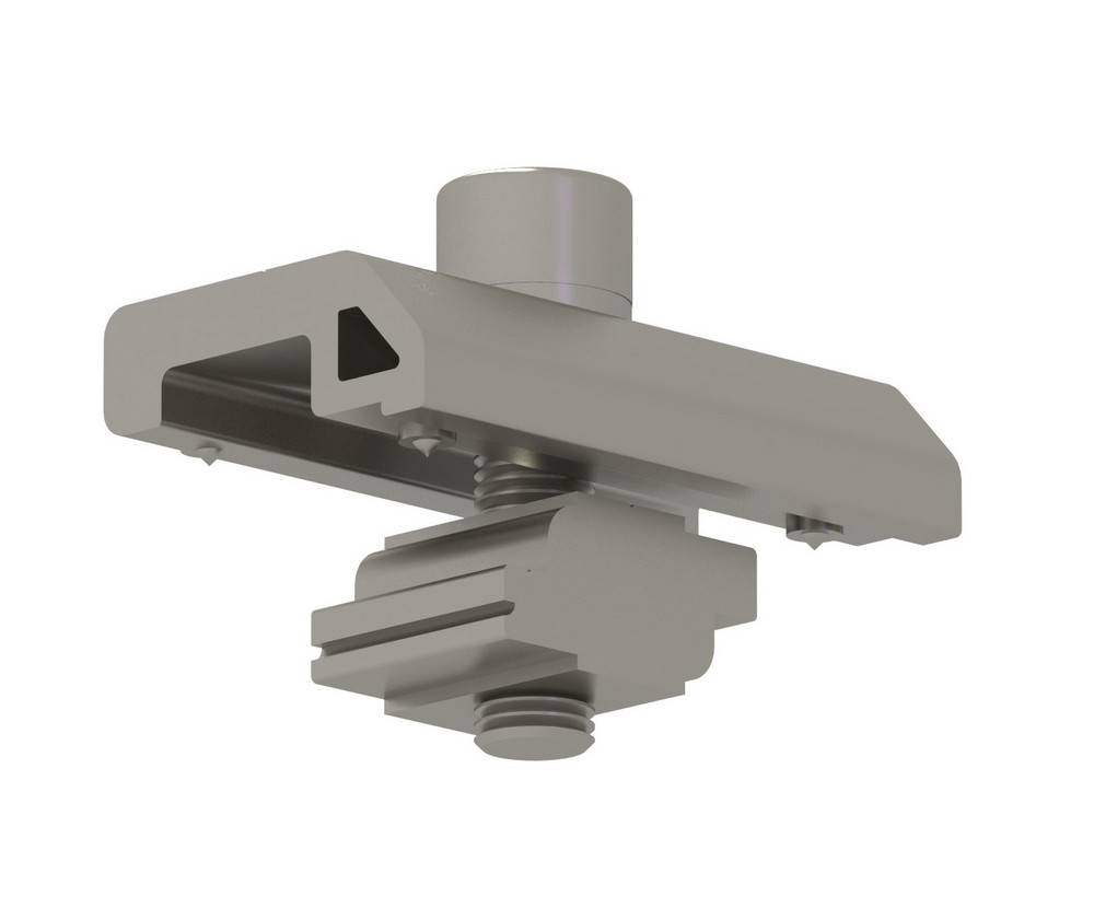 Clenergy Rail Clamp for T-Rail with Grounding