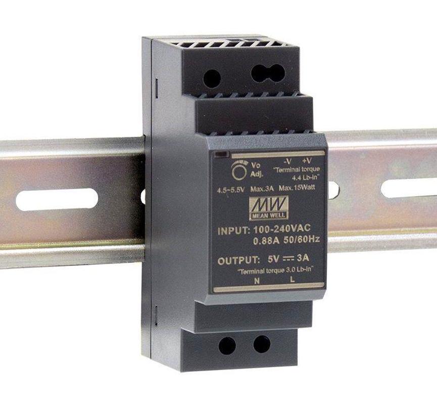 [HDR-30-24] Mean Well 24V 36W 1.5A DC Din Rail Power Supply