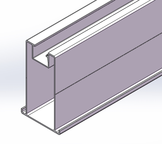 [ER-R-T110/4200] Clenergy PV-ezRack T-Rail, 110*4200mm