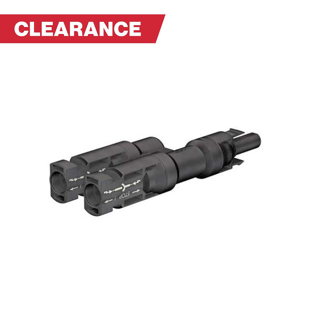 [MC4 Branch Plug (Male)] CLEARANCE Staubli Genuine MC4 Branch Socket (Male) PV-AZS4 - 1000V DC