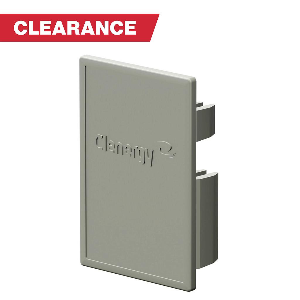 CLEARANCE Clenergy PV-EzRack, Rail End Cap for ECO Rail