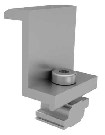 Clenergy PV-ezRack End Clamp, Standard 30mm