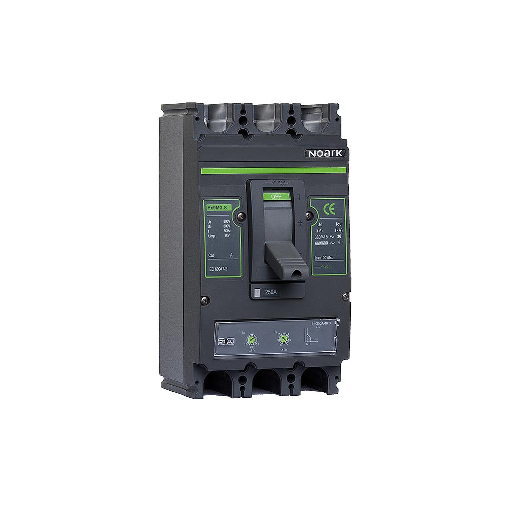 [N28905] Noark 250A Ex9MD2B DC Moulded Case Circuit Breaker MCCB 2 Pole 25kA (852902)
