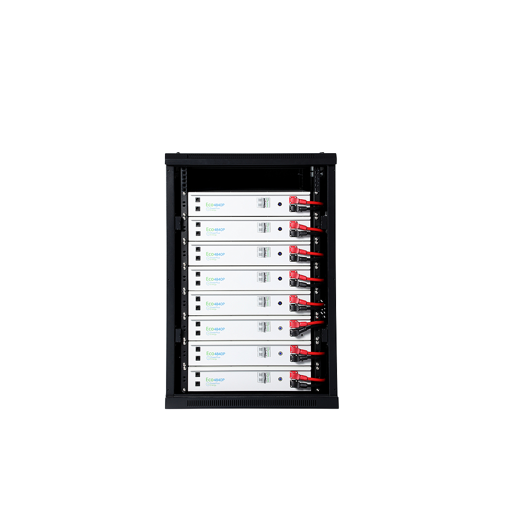 [PIR8C] PowerPlus Energy 8 x 2RU Battery Cabinet IP21 Indoor Rack Mounted Cabinet