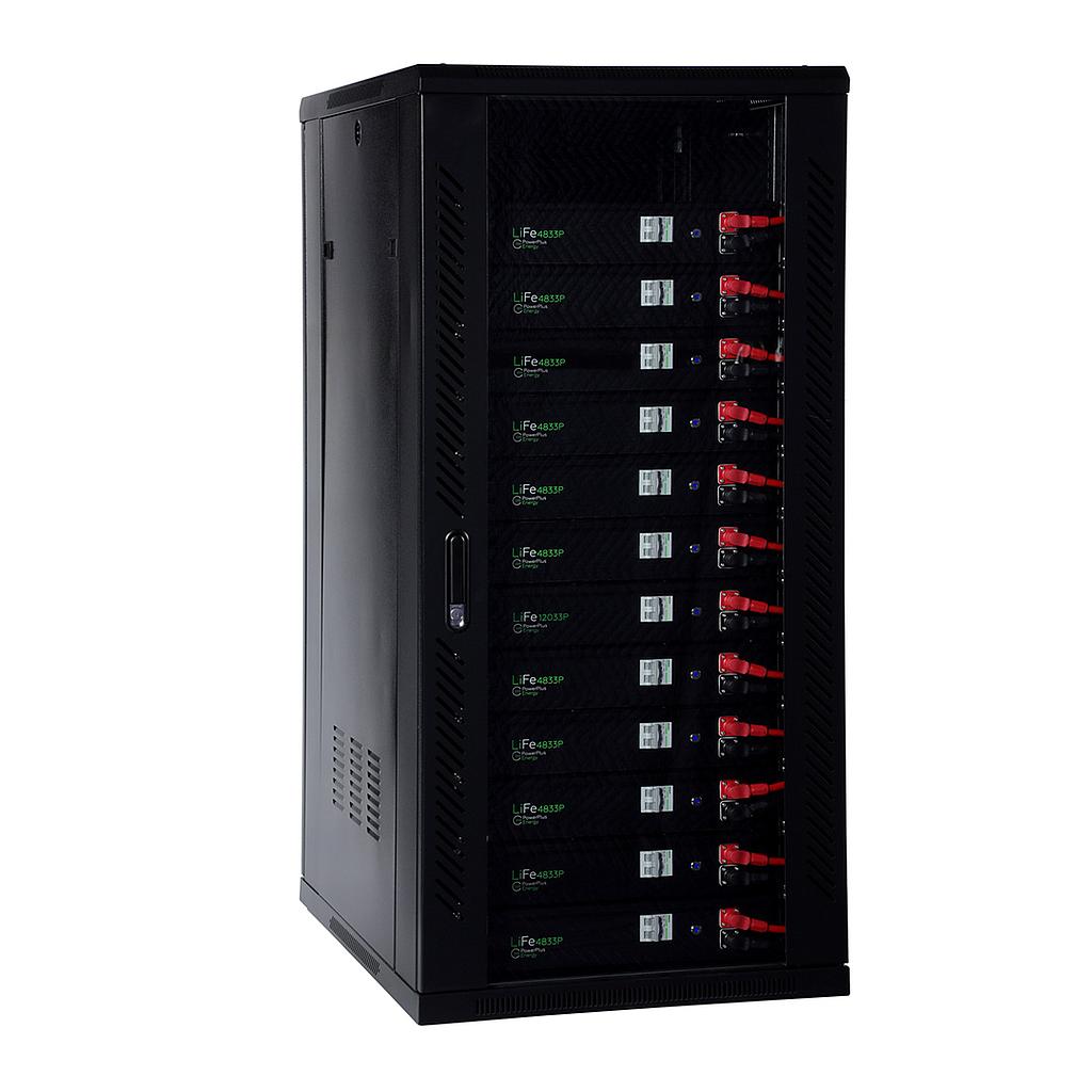 [PIR12C] PowerPlus Energy 12 x 2RU Battery Cabinet IP21 Indoor Rack Mounted Cabinet