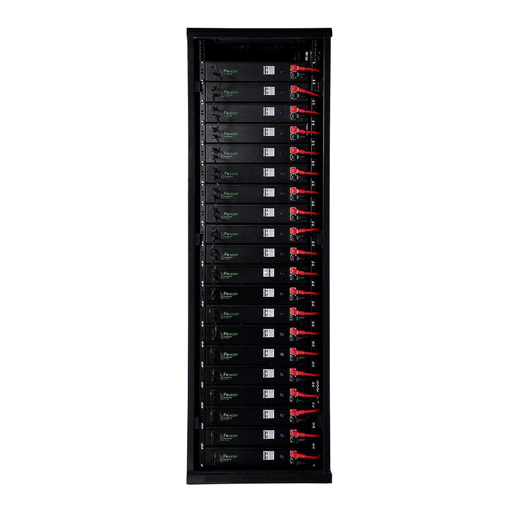 [PIR20C] PowerPlus Energy 20 x 2RU Battery Cabinet IP21 Indoor Rack Mounted Cabinet