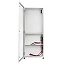 PowerPlus Energy 6 x 2RU Battery Cabinet With 250A DC Circuit Breaker IP54 Indoor / Outdoor Floor Mounted Cabinet