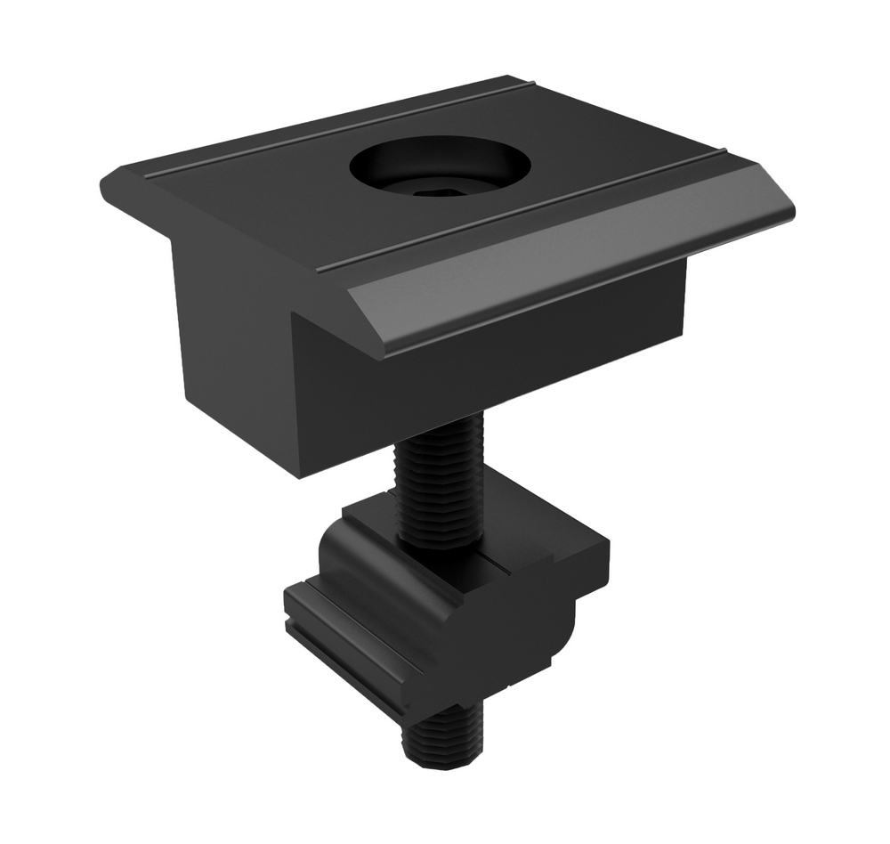 [ER-IC-ST30B] Clenergy PV-ezRack Solar Roof 30mm Black clamp + Z-Module + bolt