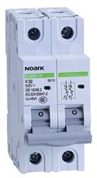 [N84449] Noark Ex9BP 10A 360V DC Two Pole MCB K Curve 10kA