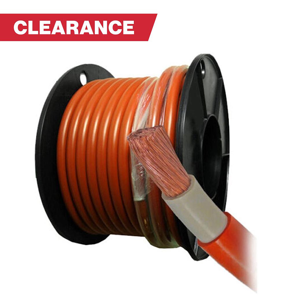 [SIPF25R] CLEARANCE AUSTECH 25mm2 Single Core DC Cable - V90HT Red Per Metre