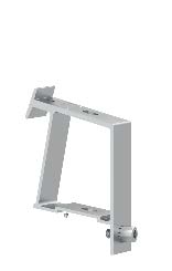 [RL-E-COMT/G/15] PV-ezRack ComT, Rear Leg Extender, 15°, with Grounding Pins