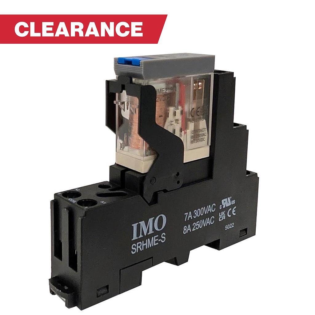 [12VDCRELAY-GEN24] CLEARANCE IMO 12VDC Compact Power Relay & Socket For Use With GEN24 For Full Backup Capability