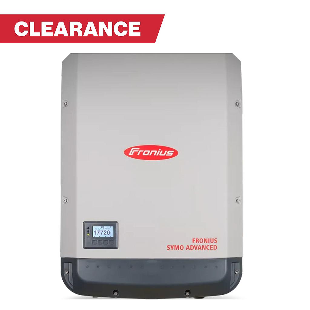 [Symo Advanced 10.0-3-M] CLEARANCE Fronius Symo Advanced 10.0-3-M 10kW Three Phase Inverter (2 MPPT)