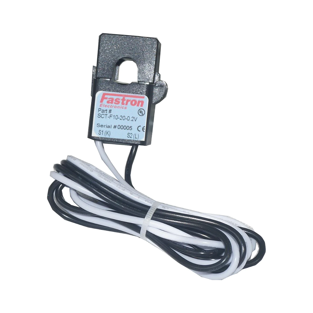 Fastron Electronics 5 Amp Rated CT - Split Core - 10mm (0.333V Secondary)