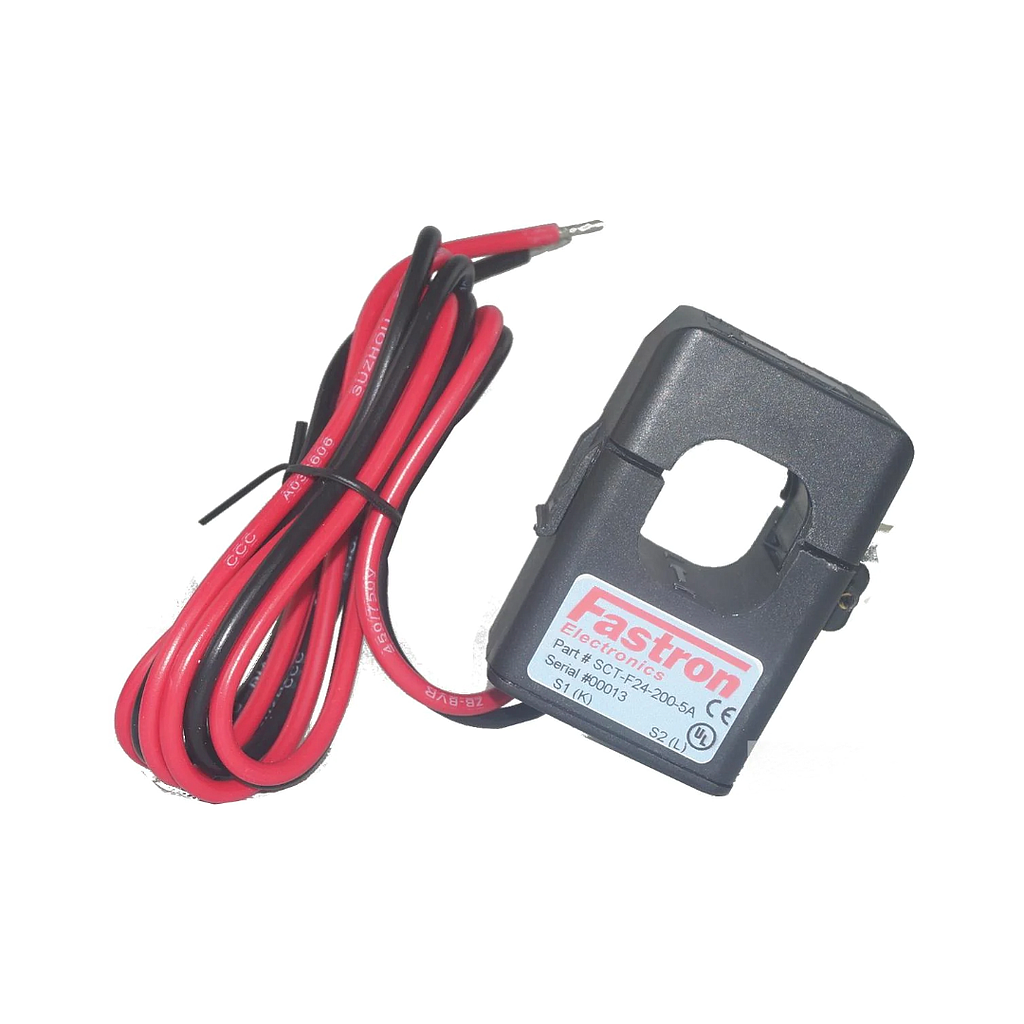 Fastron Electronics 200 Amp Rated CT - Split Core - 24mm (5A Secondary)