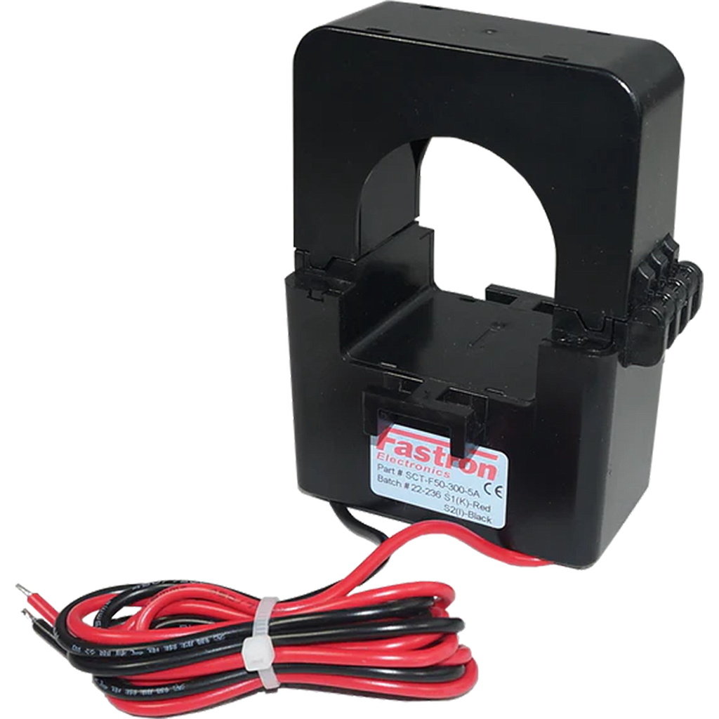 [FE 600/5A CT F50] Fastron Electronics 600 Amp Rated CT - Split Core -50mm (5A Secondary)