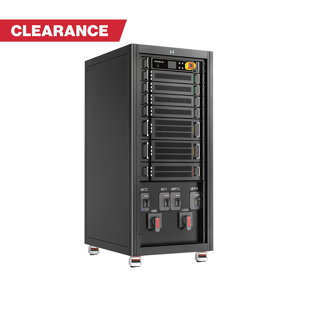 [GW50K07-ETC] CLEARANCE GoodWe ETC 50kW Three Phase HV Hybrid Inverter (1 MPPT)