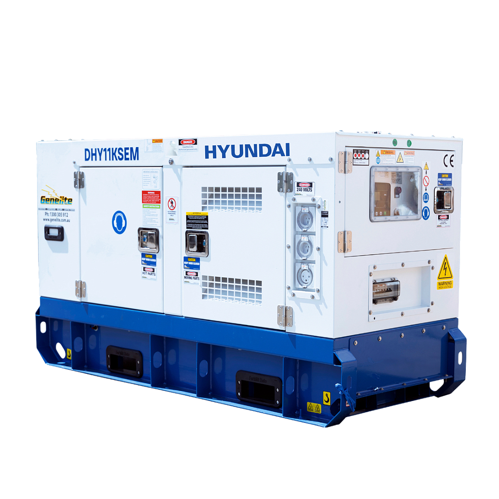 [DHY11KSEM] Hyundai DHY11KSEM 14kVA Single Phase Diesel Generator