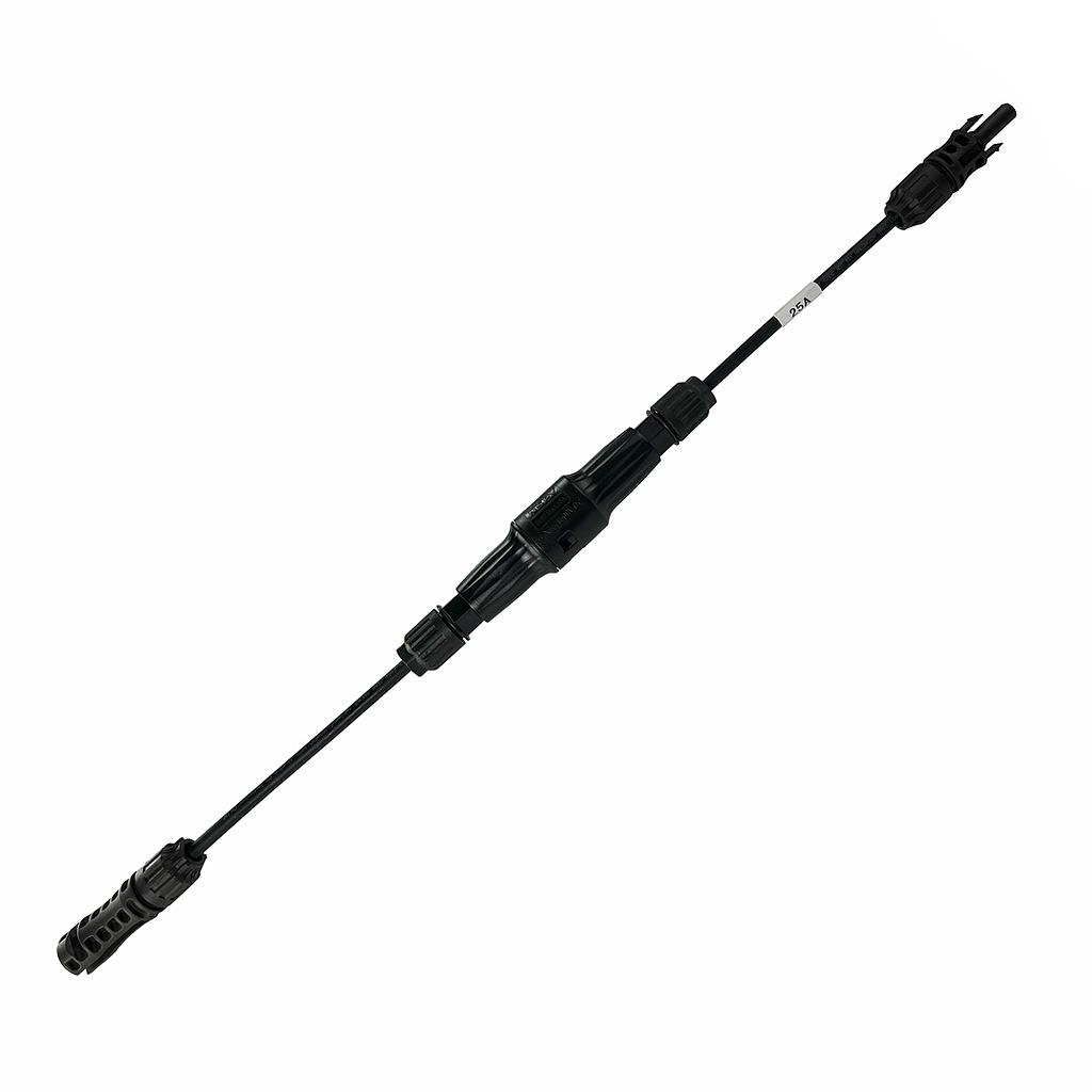 [30AMPINLINEFUSE] 30A PV Inline Fuse 1500VDC with DC 4mm2 Cable MC4-EVO 2 Connectors IP68