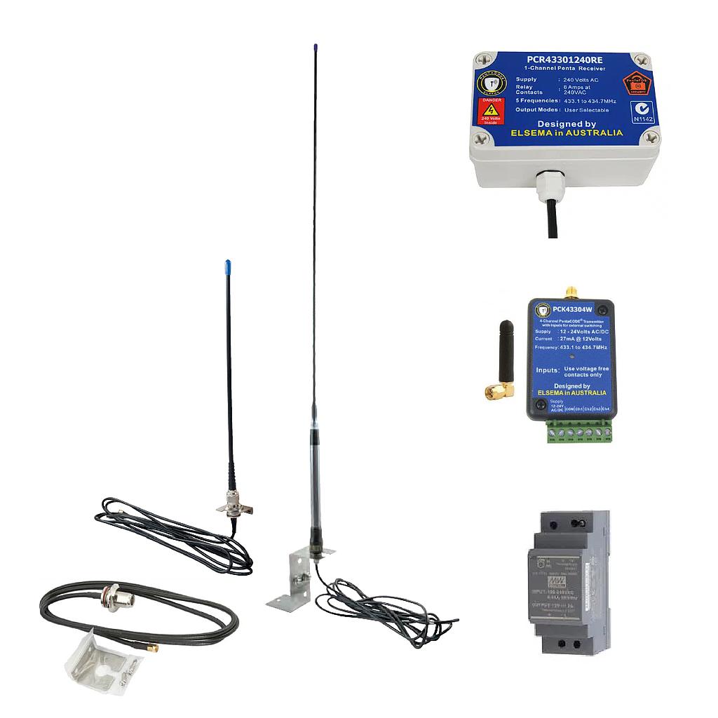 Elsema 433Mhz Remote Contactor Tripping Base Kit (For Single Remote Location)