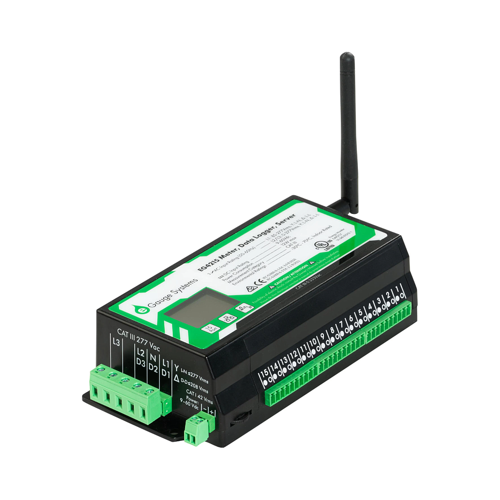 [EG4215] EG4215 - 64E (eGauge) WiFi Core 15 x CT Energy Meter / Data Logger