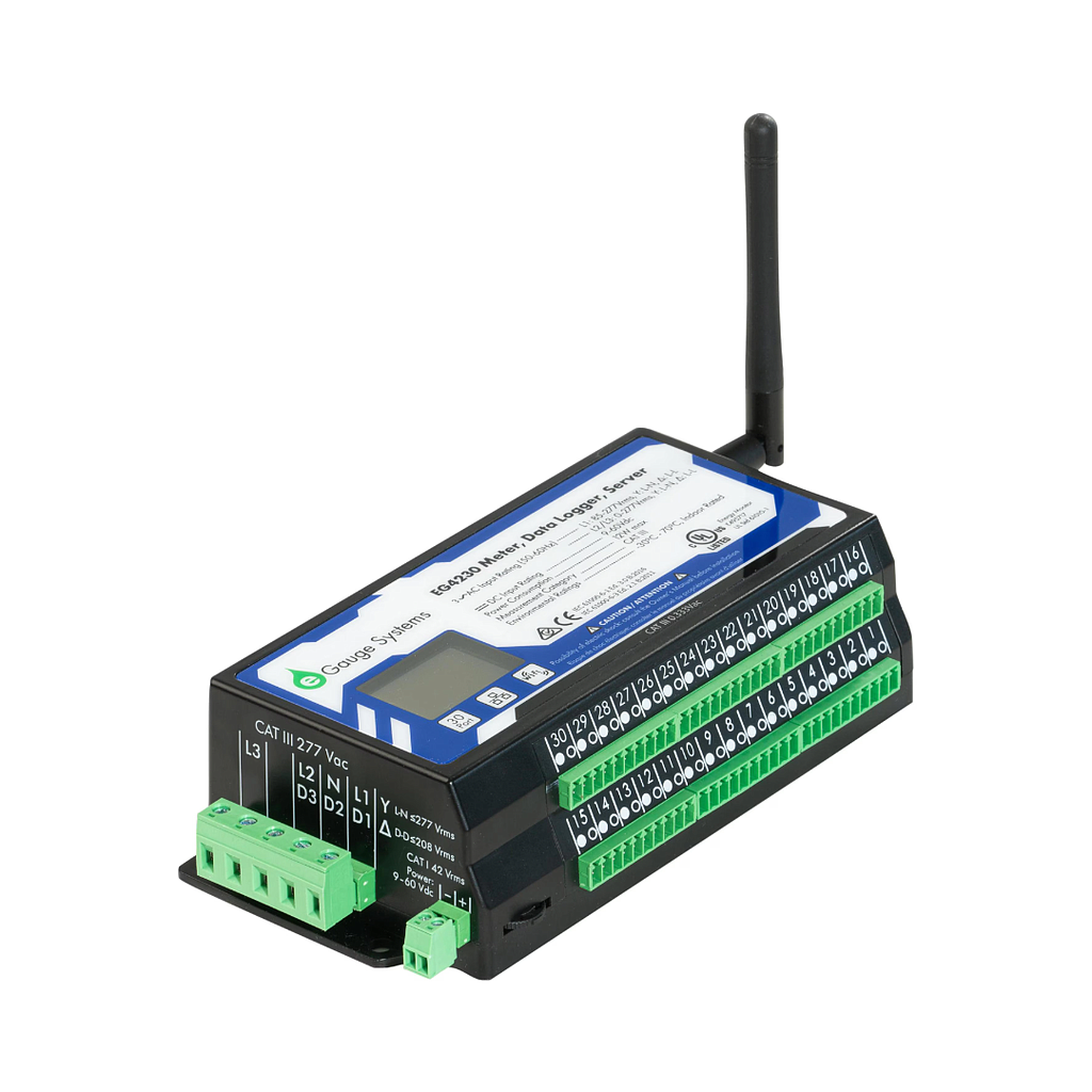 [EG4230] EG4230 - 64E (eGauge) WiFi Pro 30 x CT Energy Meter / Data Logger