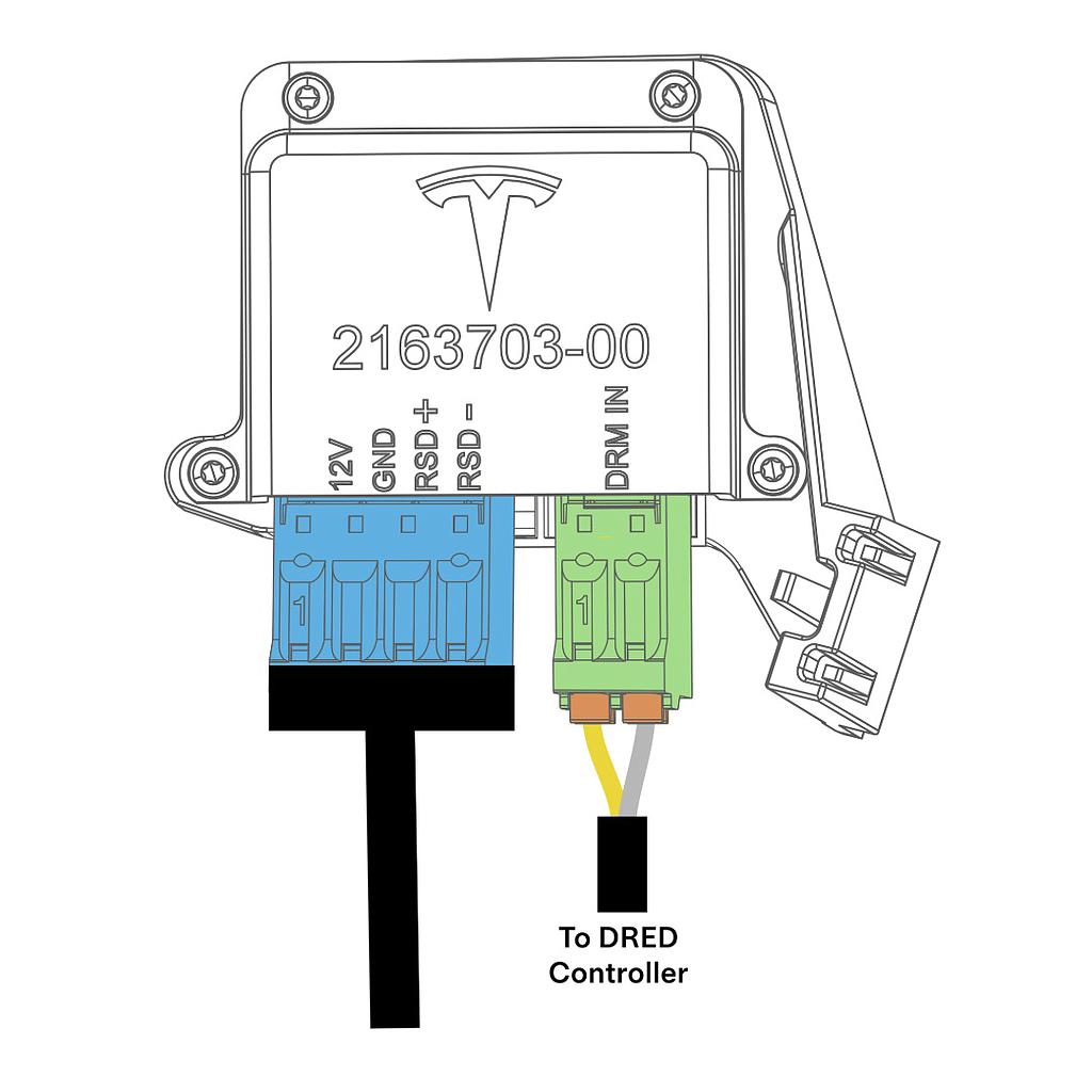 [2163703-00-x] Tesla GUAC Interface Device For DRM0 Requirements / QLD Emergency Backstop