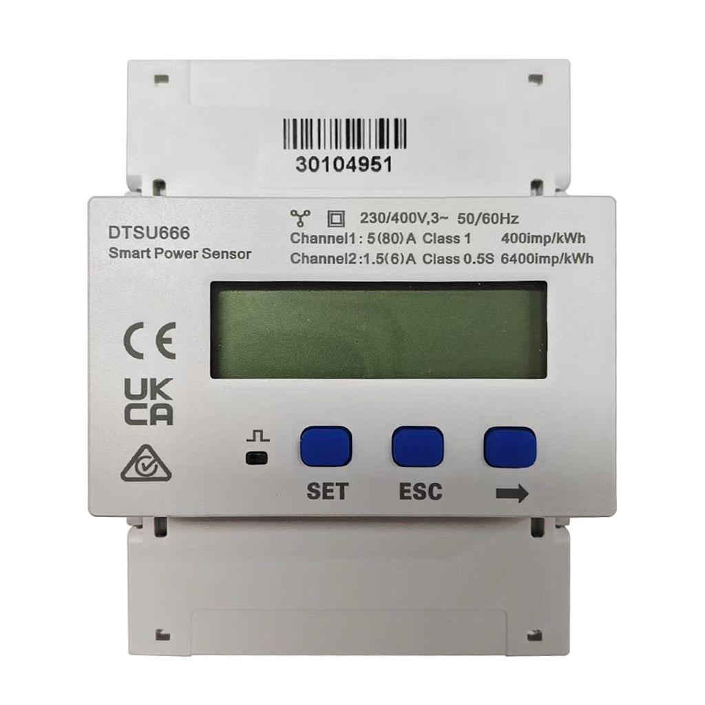 [30104951] SAJ DTSU666 Dual RS485 Smart Meter For Use With eManager (5A CTs)